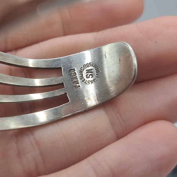 Vintage‎ Taxco Bracelet Sterling Silver Mexican Cuff  Size 6.5 - Picture 7 of 13